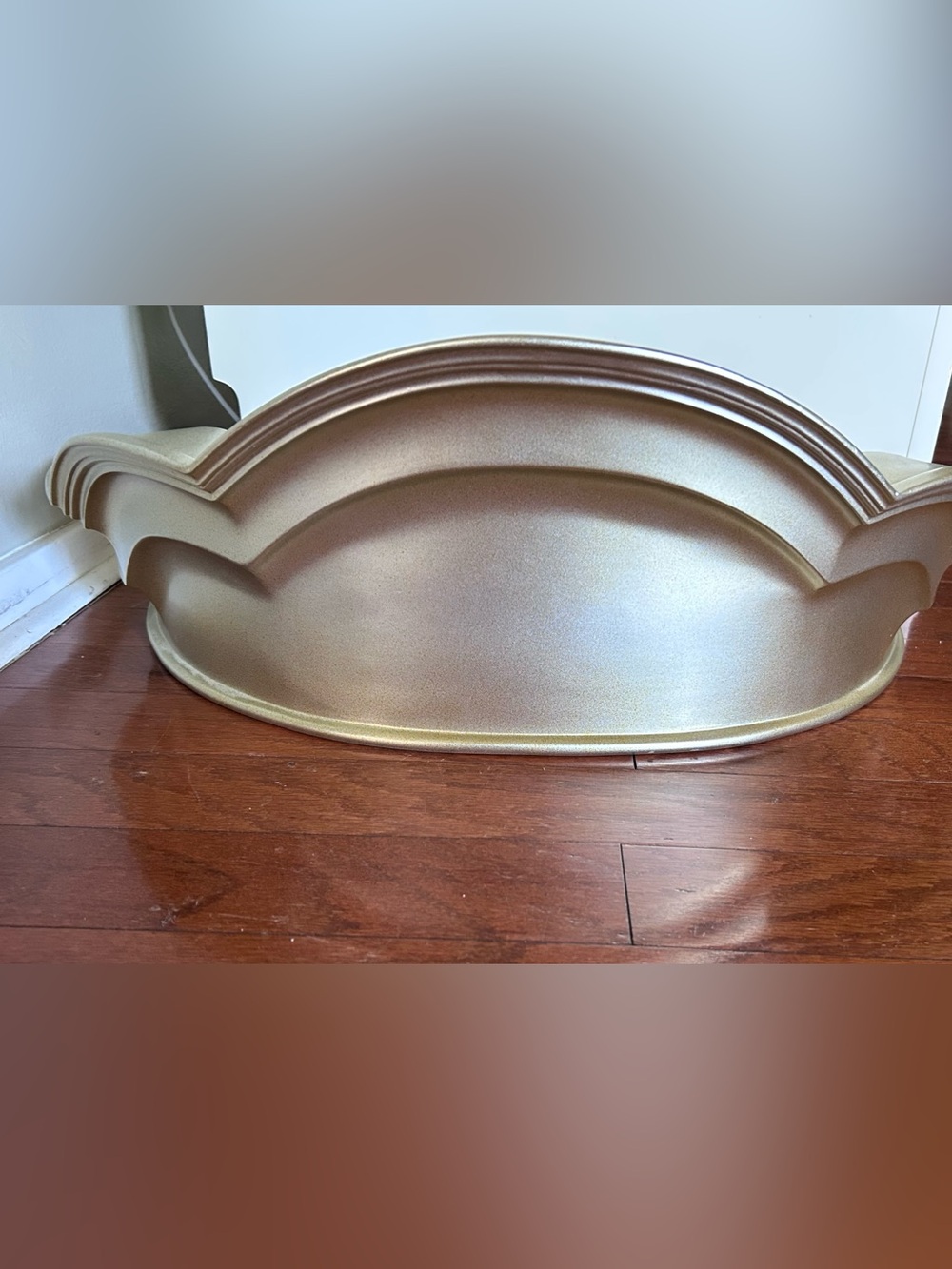 Pottery Barn Kids Monique Lhuillier Washed Gilded Metallic Cornice Gold